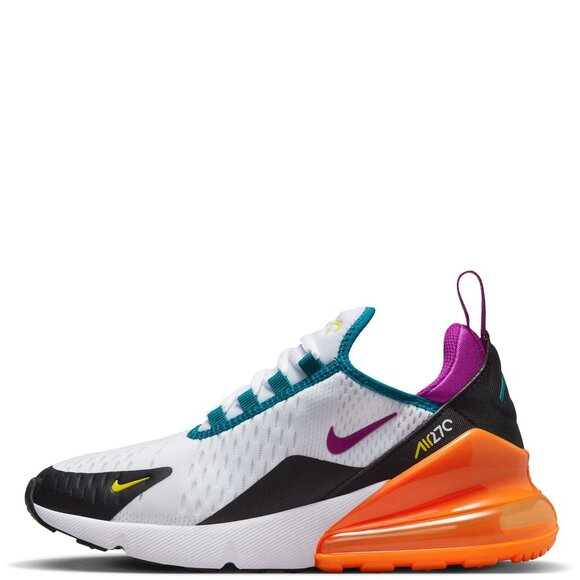 Nike Other - Nike Airmax 270 White Purple Orange - Size 3.5Y